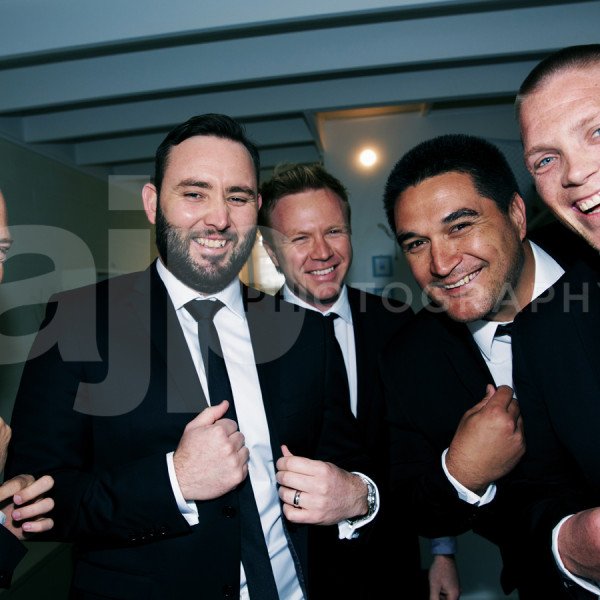 Groom and groomsmen